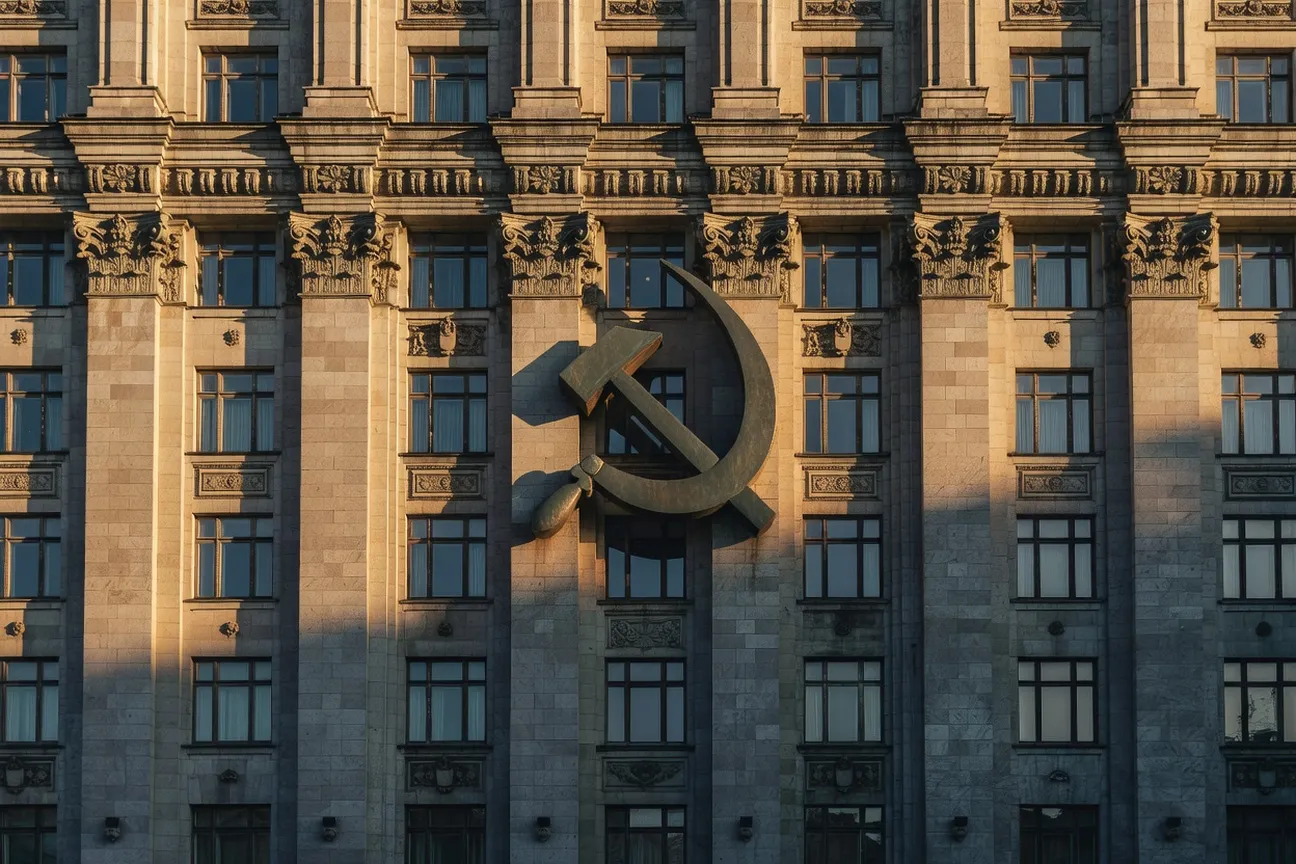 Architecture et symboles soviétiques historiques, angle patrimonial et architectural de l'ère URSS