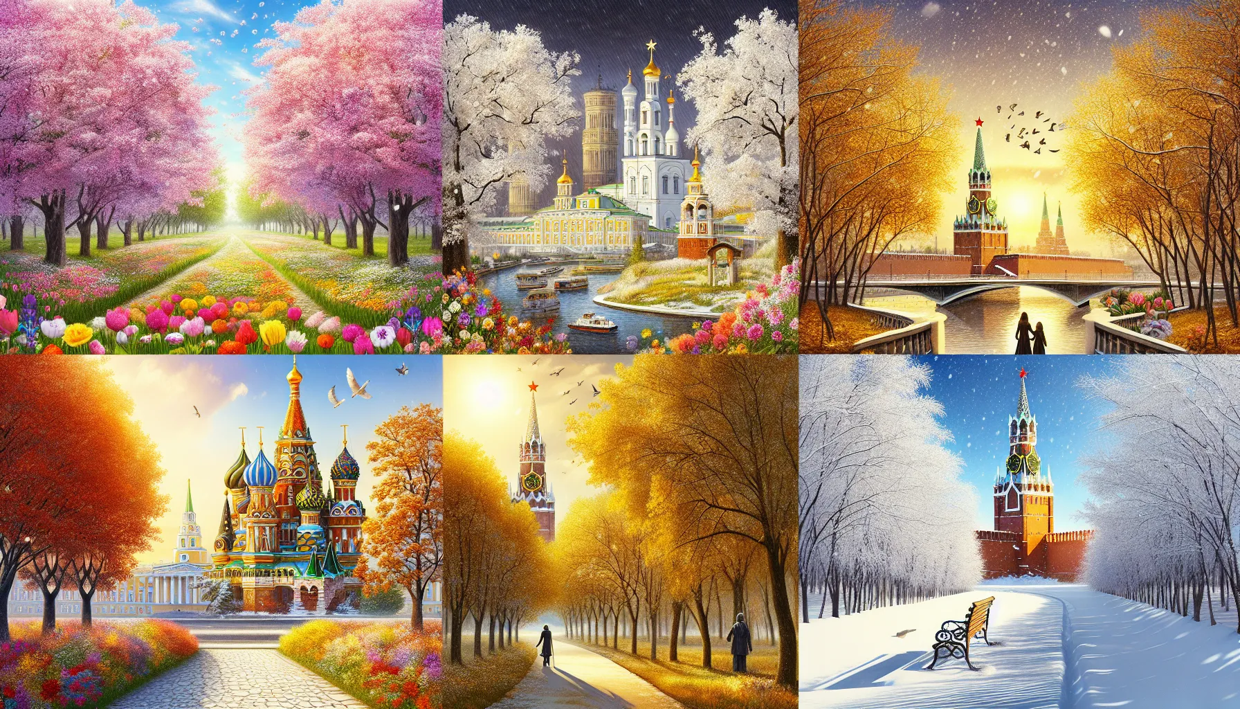 Paysage hivernal en Russie - choisir la bonne periode pour voyager